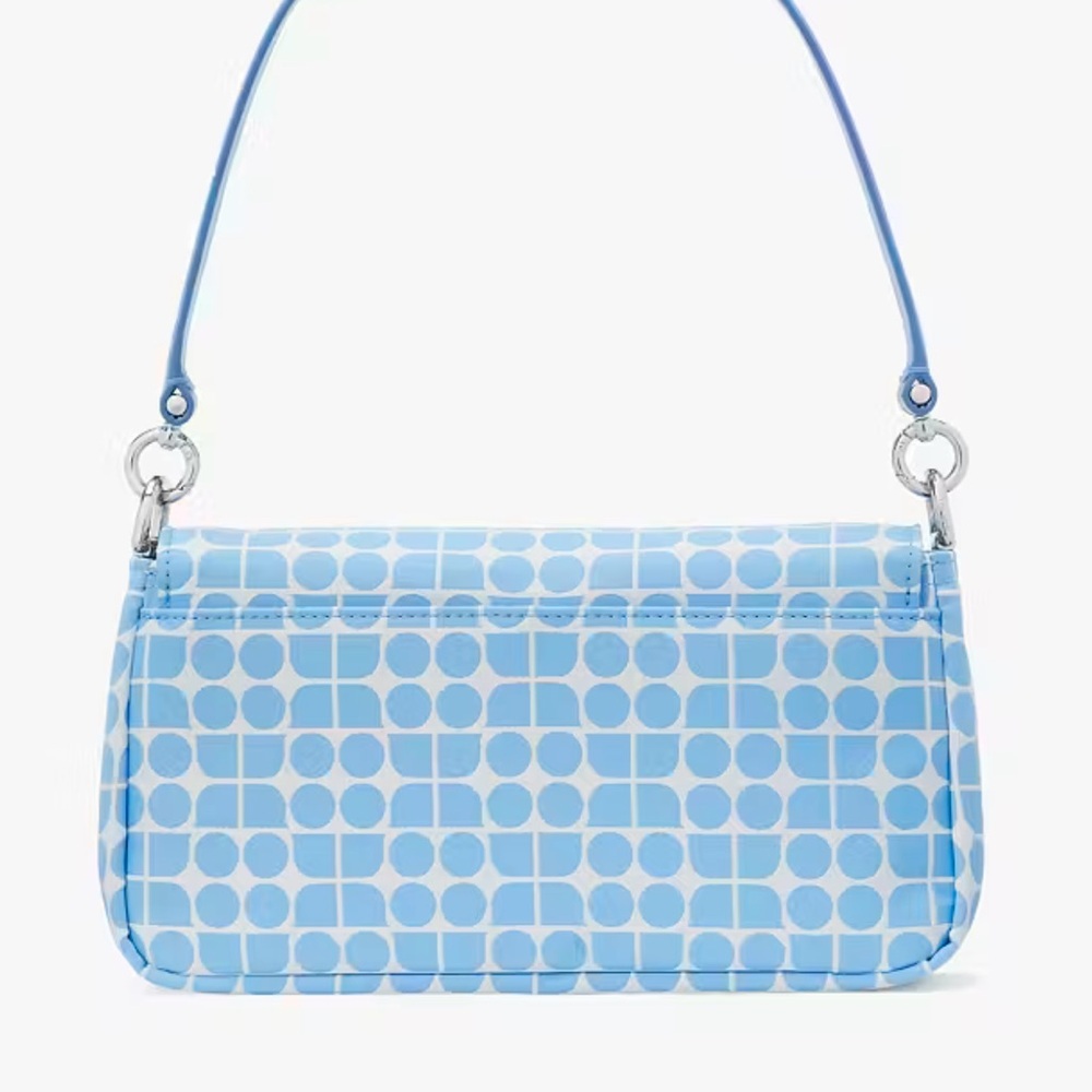 Kate Spade Noel Jacquard Convertible Crossbody Canvas XBody Shoulder
Astral Blu - Picture 7 of 16